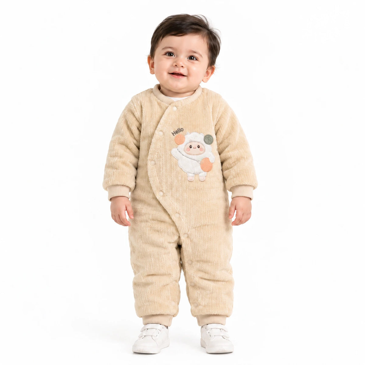COZY SHEEP BABY ROMPER