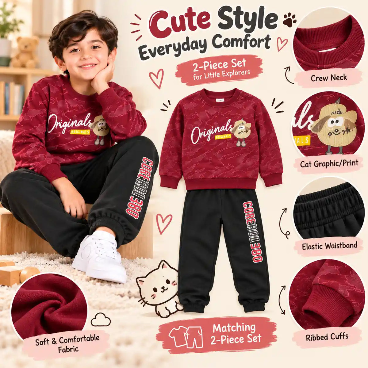 CORREO 360 BOYS COMFORT SET
