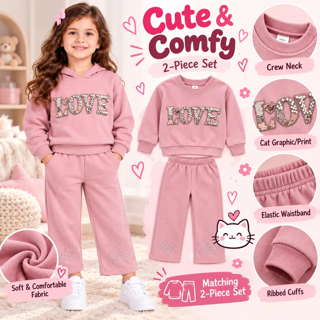 PINK SPARKLE GIRLS SET