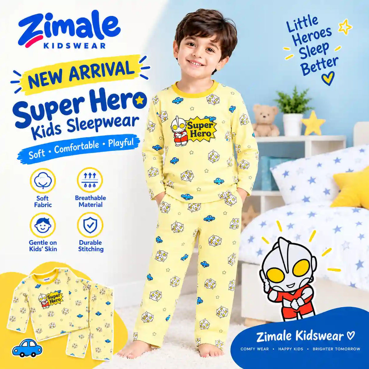 SOFT & COZY KIDS NIGHT SET