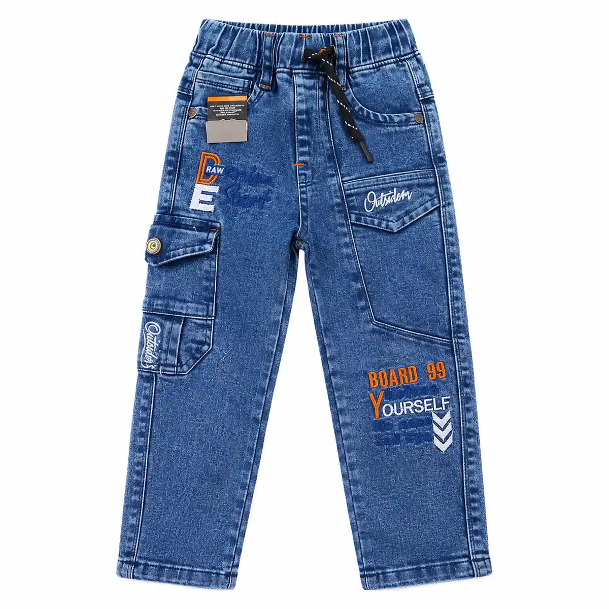 STYLISH DENIM CARGO PANTS