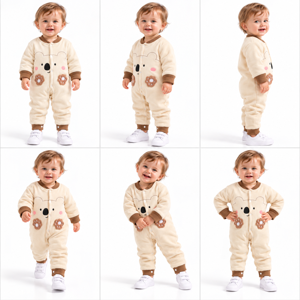 PREMIUM QUALITY TEDDY BEAR COZY ROMPER