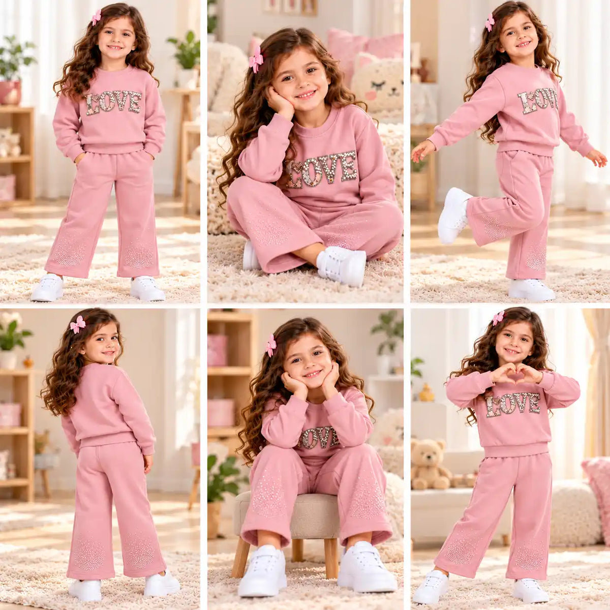 PINK SPARKLE GIRLS SET