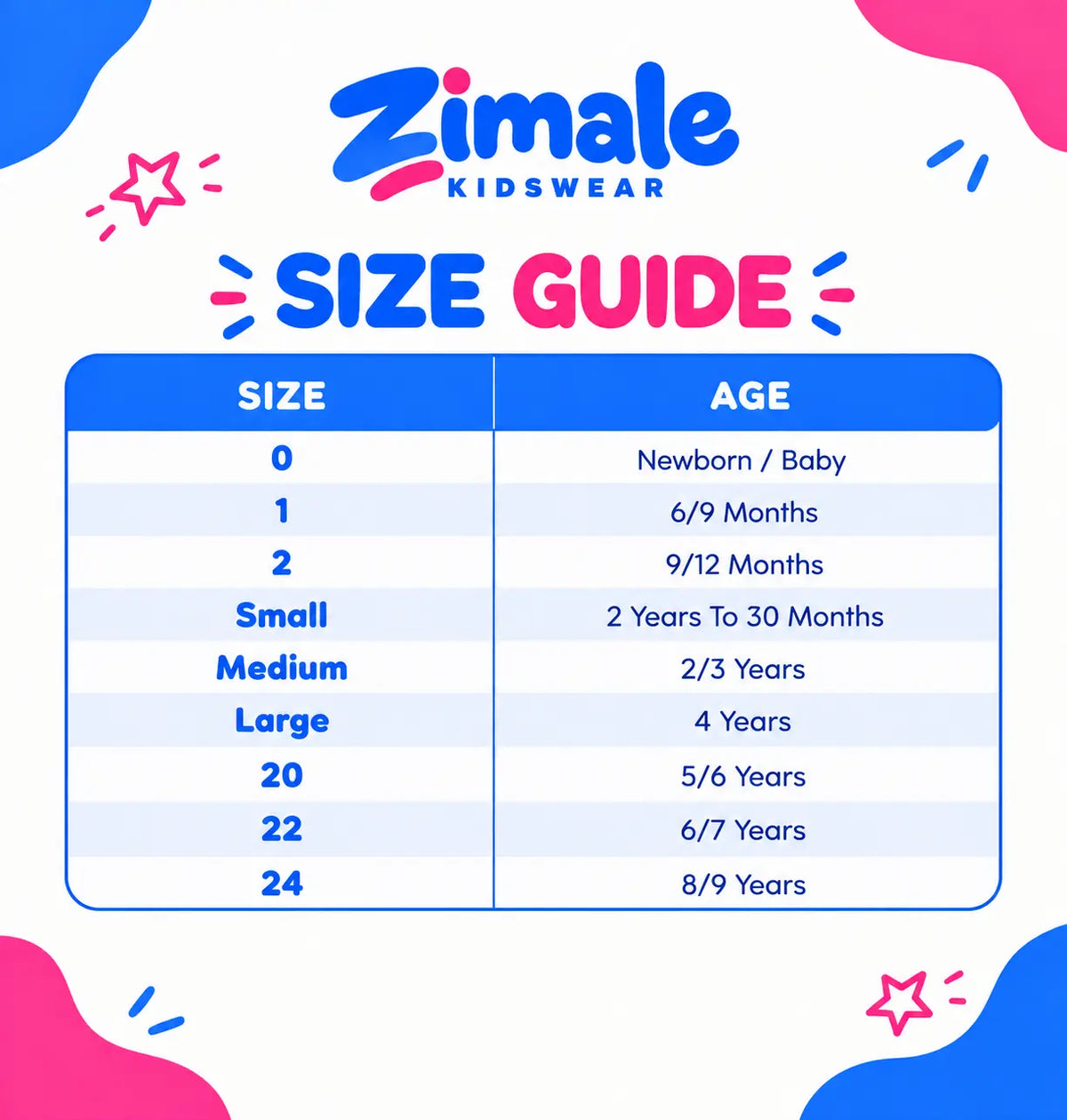 Size guide